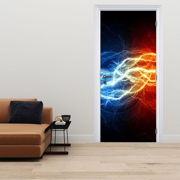 Fototapeta na dveře - Elektrické napětí (95x205cm)