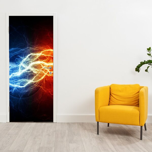 Fototapeta na dveře - Elektrické napětí (95x205cm)