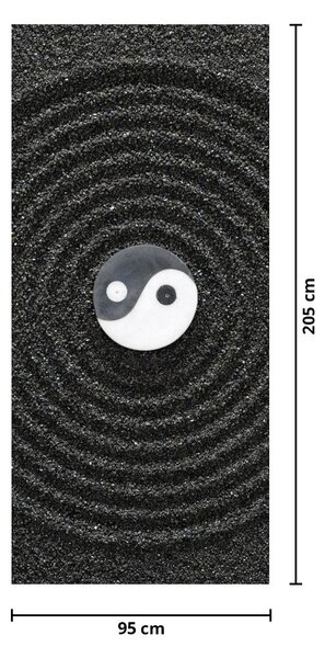 Fototapeta na dveře - Jin a Jang (95x205cm)