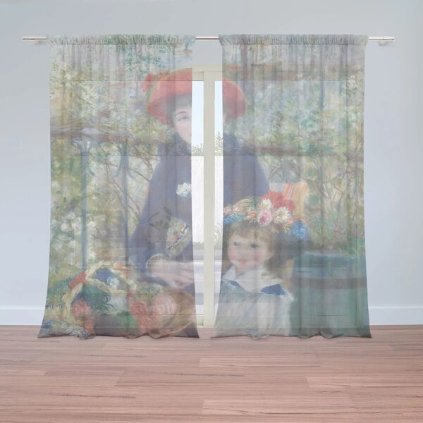Sablio Záclony Dvě sestry (Na Terase) - Pierre-Auguste Renoir: 2ks 150x250cm