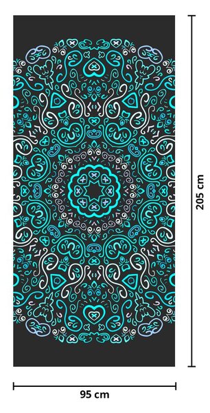 Fototapeta na dveře - Ornamentální abstrakce (95x205cm)