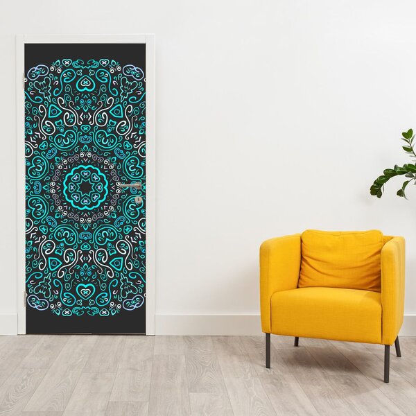 Fototapeta na dveře - Ornamentální abstrakce (95x205cm)