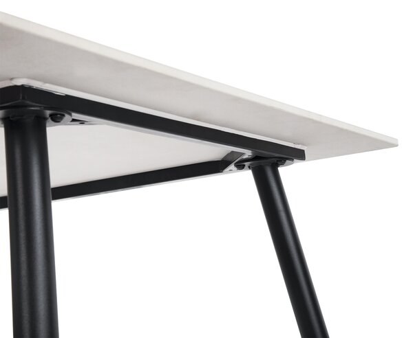 Vikio Jídelní stůl 120x80 dekor bílý mramor HJS100B-120