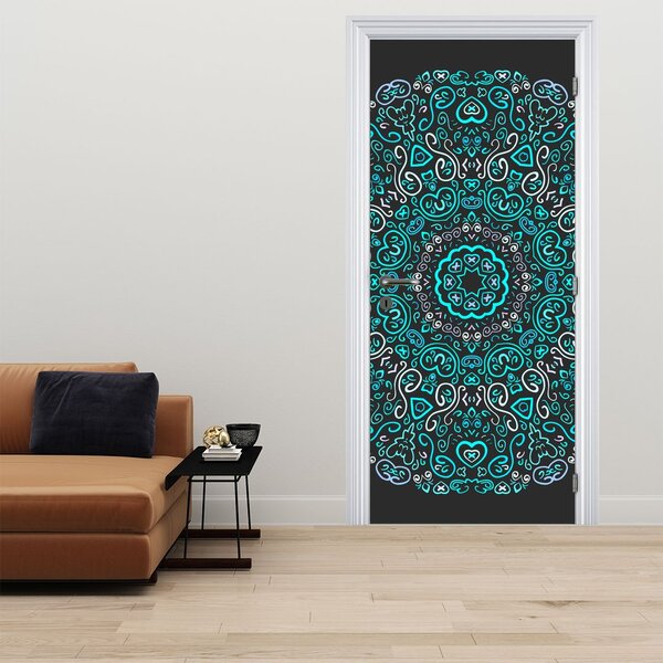 Fototapeta na dveře - Ornamentální abstrakce (95x205cm)