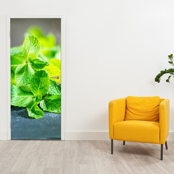 Fototapeta na dveře - Máta (95x205cm)