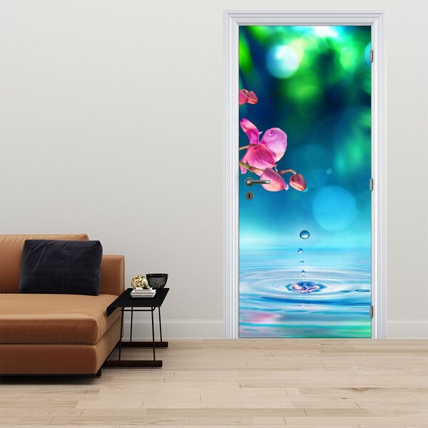 Fototapeta na dveře - Orchidej (95x205cm)