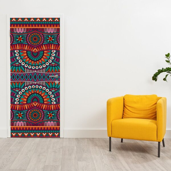 Fototapeta na dveře - Ornamentální abstrakce (95x205cm)