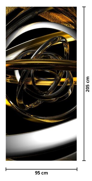 Fototapeta na dveře - Moderní abstrakce (95x205cm)