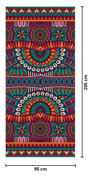Fototapeta na dveře - Ornamentální abstrakce (95x205cm)