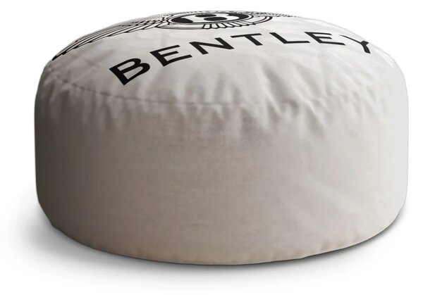 Sablio Taburet Circle Bentley na bílé: 38x48 cm