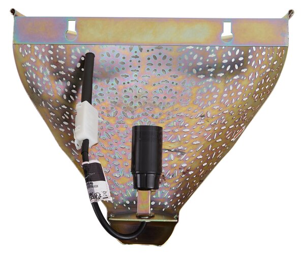 Orientální nástěnná lampa měděná se vzorem - Muraf
