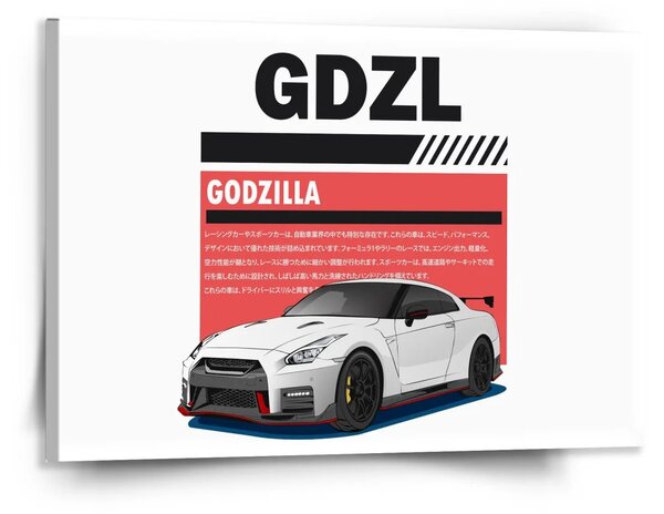 Sablio Obraz Nissan GTR 35 Godzilla - 150x110 cm