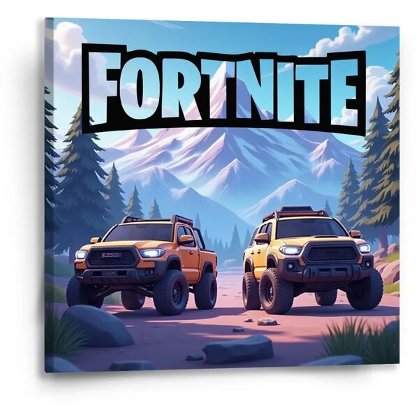 Sablio Obraz FORTNITE Off-road auta - 50x50 cm