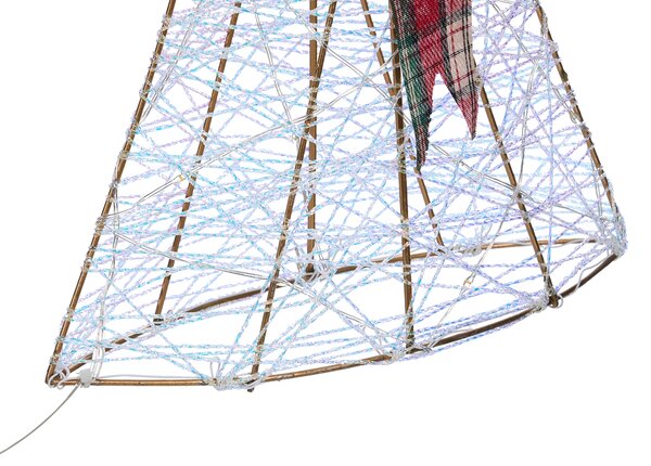 Vánoční dekorace ANNSJON Anděl 30/40 cm Pestrá