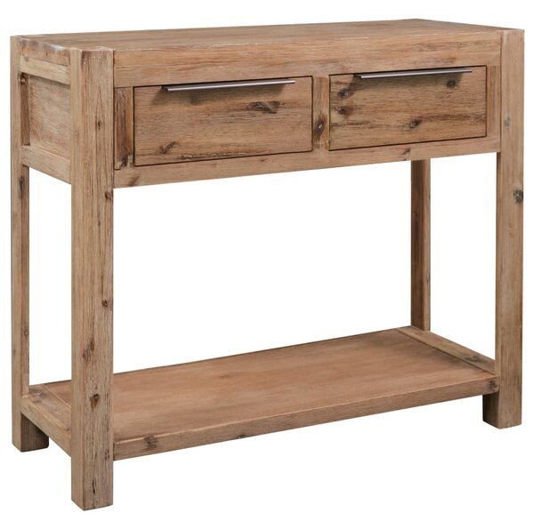 Konzolový stolek 82 x 33 x 73 cm masivní akáciové dřevo