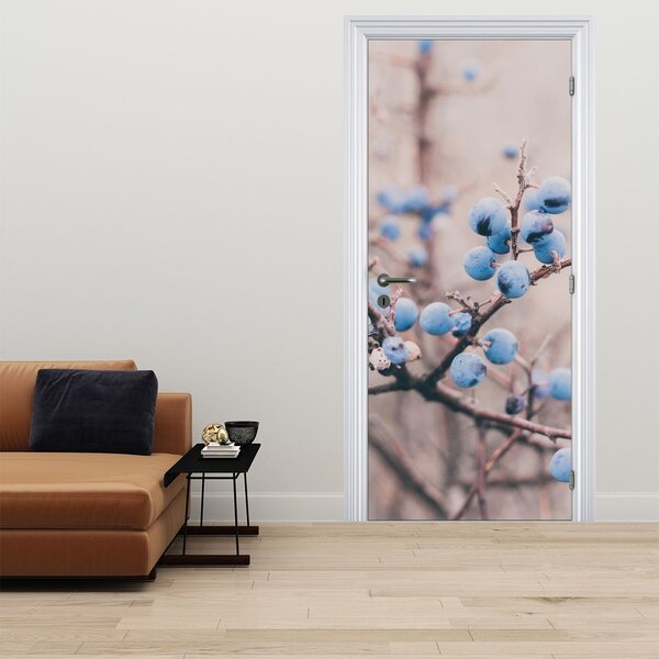 Fototapeta na dveře - Bobule na keři (95x205cm)