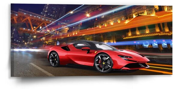 Sablio Obraz Ferrari na ulici - 110x50 cm