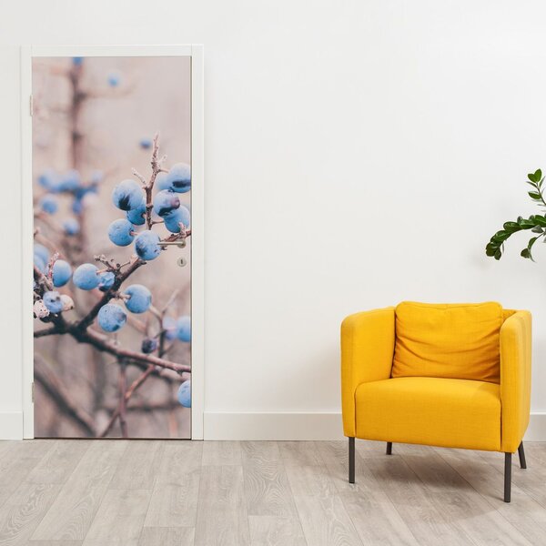 Fototapeta na dveře - Bobule na keři (95x205cm)