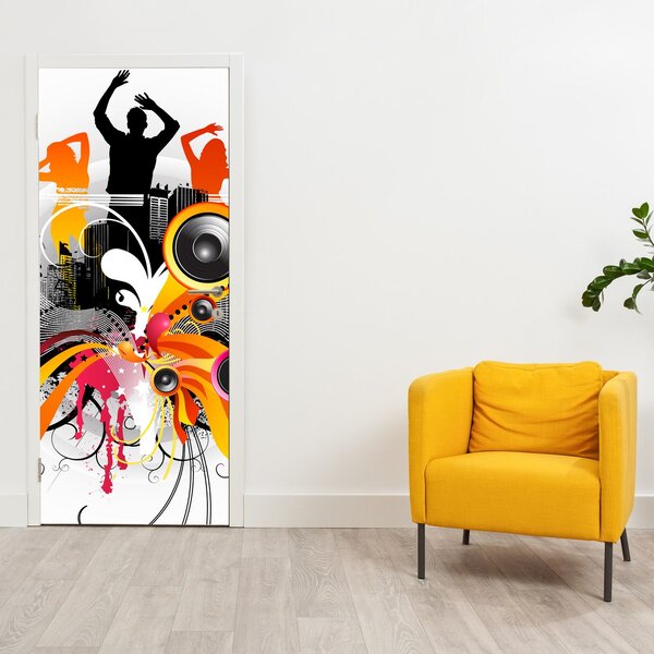 Fototapeta na dveře - Hudba (95x205cm)