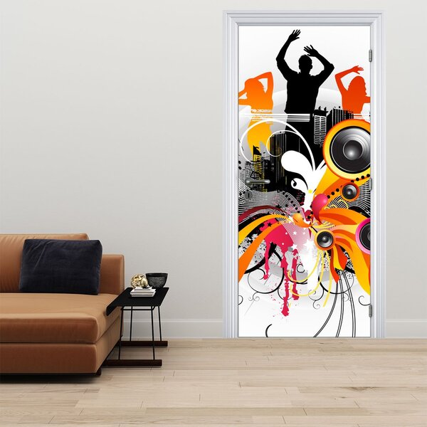 Fototapeta na dveře - Hudba (95x205cm)