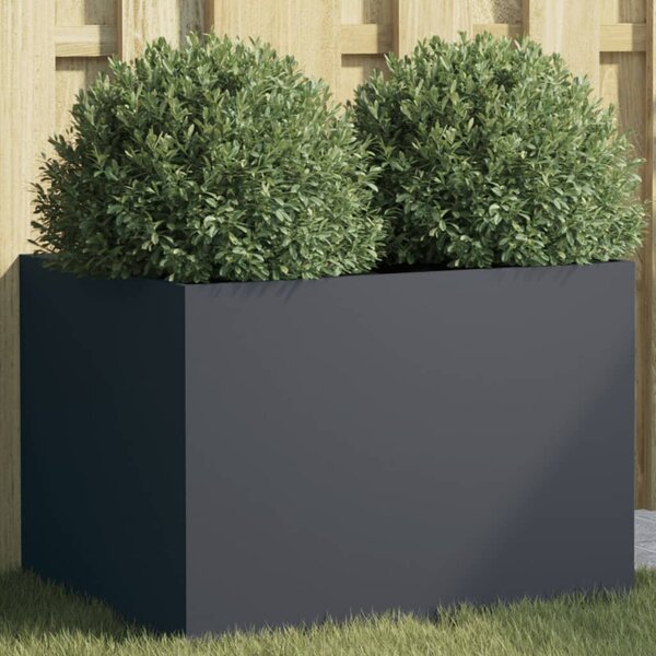 Truhlík antracitový 62 x 47 x 46 cm ocel