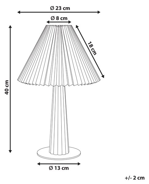 Stolní lampa ALIGIDE Dřevo Přírodní