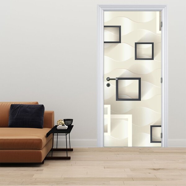 Fototapeta na dveře - Geometrická abstrakce (95x205cm)