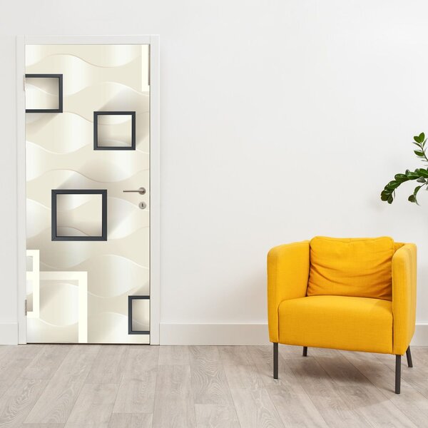 Fototapeta na dveře - Geometrická abstrakce (95x205cm)