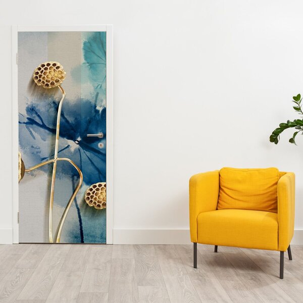Fototapeta na dveře - Květy (95x205cm)