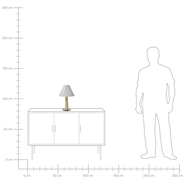Stolní lampa ALIGIDE Dřevo Přírodní