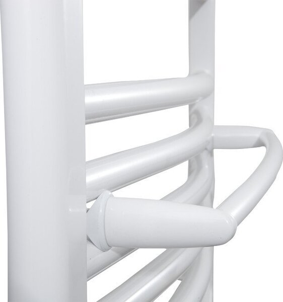 Aqualine Aqualine, Sušák ručníků na topná tělesa 43 cm, oblý, bílá, IDO-50