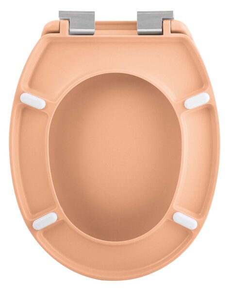 Spirella WC prkénko NEELA, soft-close, matně broskové, duroplast