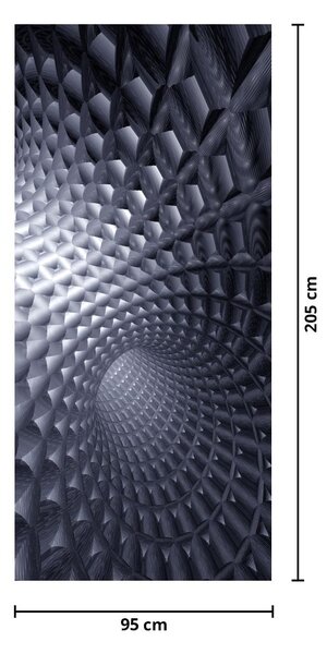 Fototapeta na dveře - Abstrakce 3D (95x205cm)