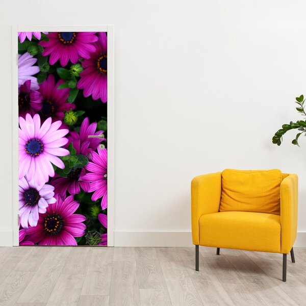 Fototapeta na dveře - Květy (95x205cm)