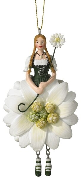 Dekorativní závěsná figurka Květinová dívka Sedmikráska