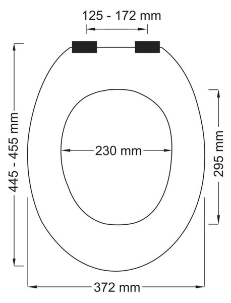Spirella WC prkénko NEELA, soft-close, matně broskové, duroplast