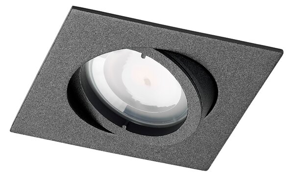 Schrack Podhledové světlo My68 výklopné, hranaté, výřez 68mm, černá
