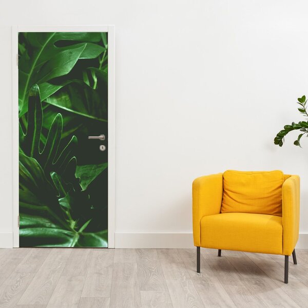 Fototapeta na dveře - Palmové listy (95x205cm)