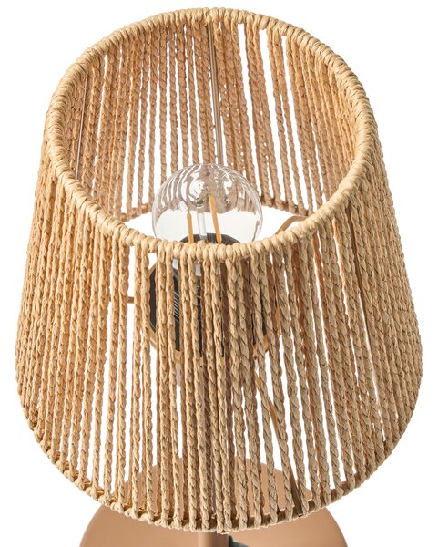 Stolní lampa HANGER Kov Hnědá
