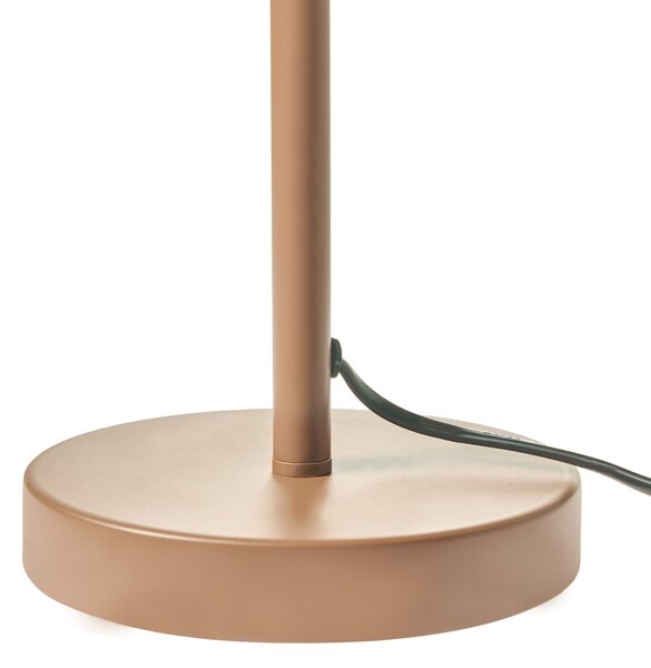 Stolní lampa HANGER Kov Hnědá