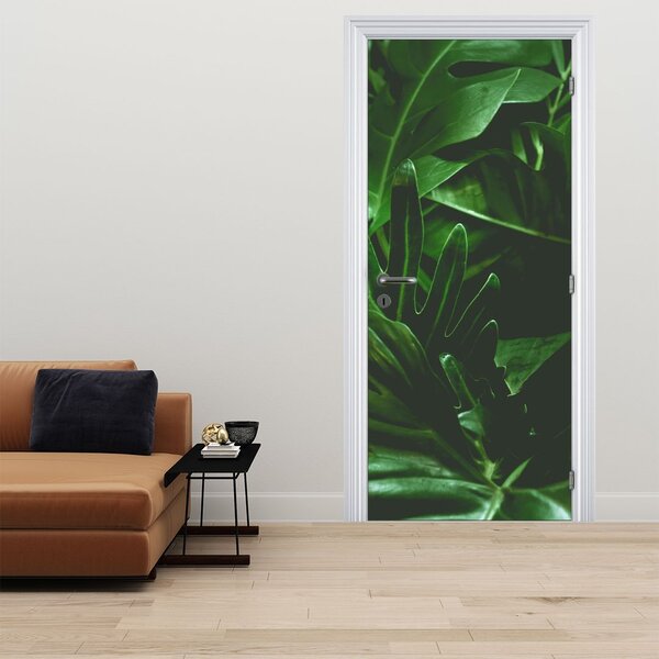 Fototapeta na dveře - Palmové listy (95x205cm)