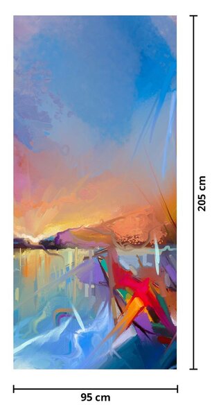 Fototapeta na dveře - Západ slunce (95x205cm)
