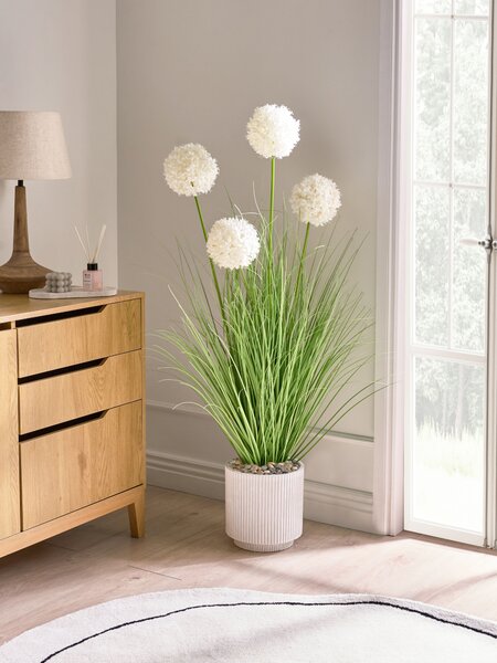 Umělá rostlina SNOWBALL BUSH 120 cm Bílá