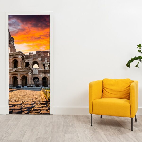 Fototapeta na dveře - Koloseum v Římě (95x205cm)