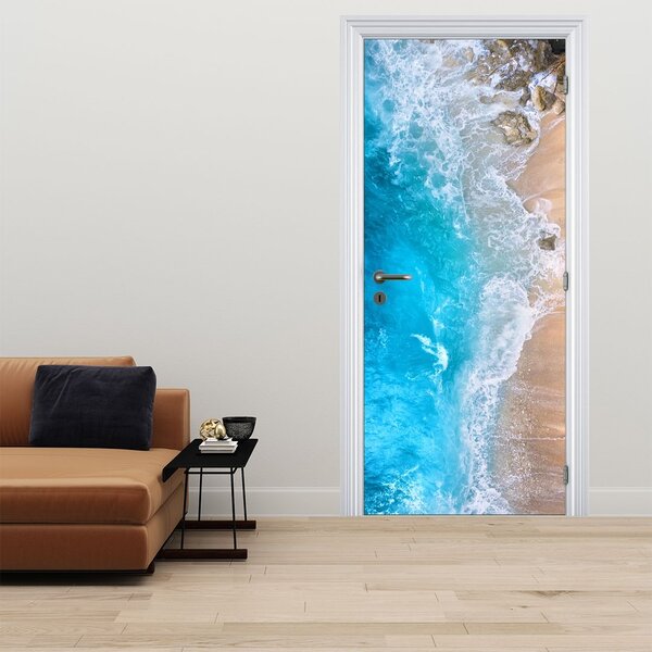 Fototapeta na dveře - Pláž v Indonésii (95x205cm)