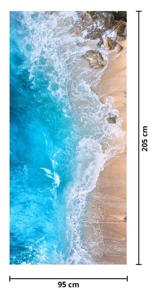 Fototapeta na dveře - Pláž v Indonésii (95x205cm)