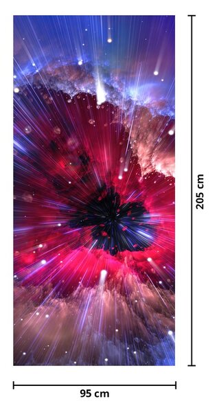 Fototapeta na dveře - Energie vesmíru (95x205cm)