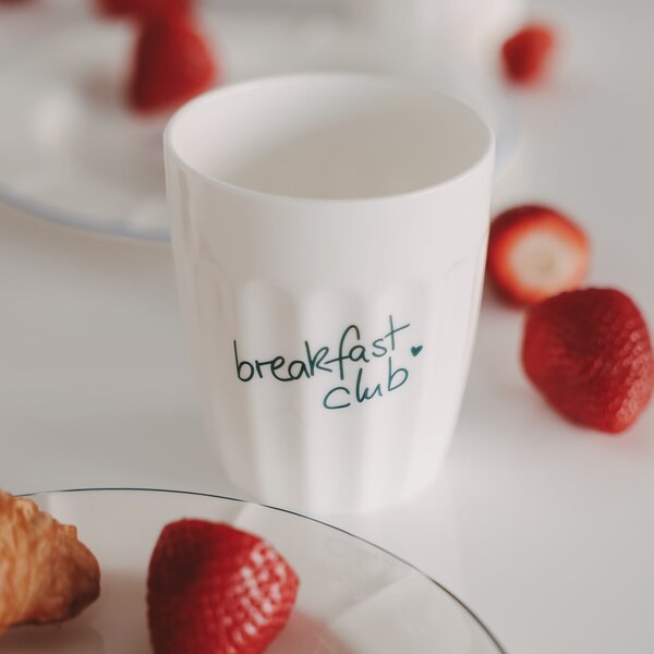 Porcelánový hrnek Breakfast Club 290 ml – green