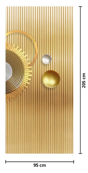 Fototapeta na dveře - Perly na mramoru (95x205cm)