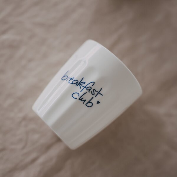 Porcelánový hrnek Breakfast Club 290 ml – dark blue